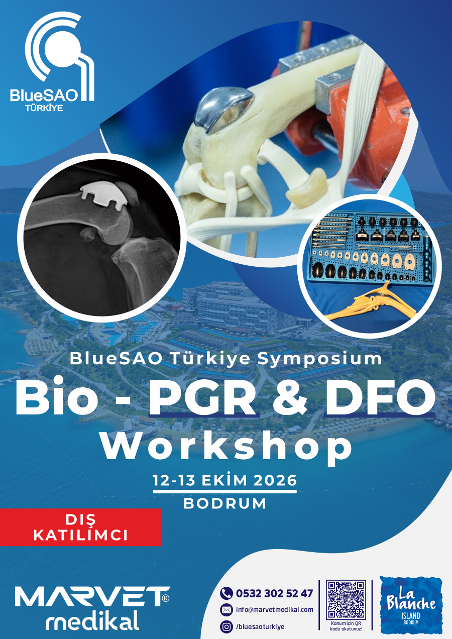 BlueSAO Türkiye Veteriner Ortopedi & Nöroşirürji Sempozyum ve Bio-PGR & DFO Workshop (Dış Katılımcı)